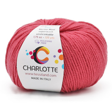 Charlotte lana merina extrafina ovillo 50g Orchidea