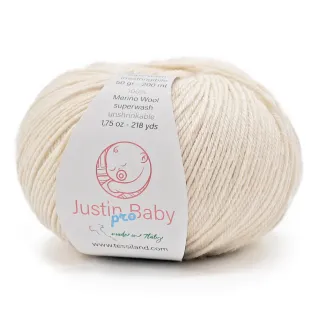 Justin BabyPro lana merinos extrafine ovillo 50g Beige