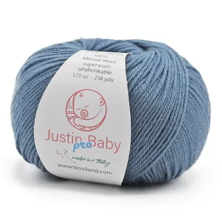 Justin BabyPro laine mérinos extrafine pelote 50g Jeans