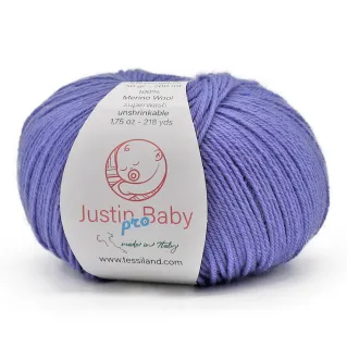 Justin BabyPro extrafine merino wool ball 50g Lavanda