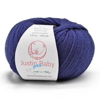Justin BabyPro extrafine merino wool ball 50g Marine