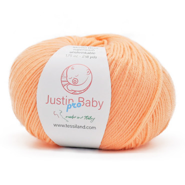 Justin BabyPro lana merinos extrafine gomitolo 50g Salmone