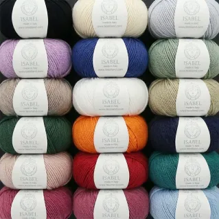 Isabel lana seta cashmere gomitolo 25g