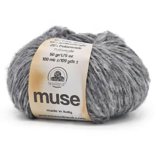 Muse alpaca blend yarn ball 50g Carbonio