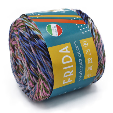 Frida mezcla de algodón ligera ovillo 50g Paradise