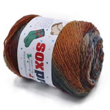 Soxpro misto lana sfumato superwash per calze gomitolo 100g Interessato