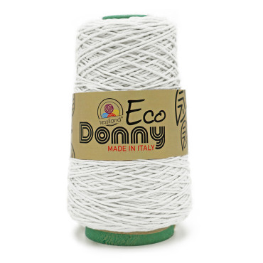 EcoDonny puro algodón ecológico reciclado rosca 200g Bianco