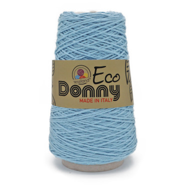 EcoDonny pur coton écologique recyclé cône 200g Cielo