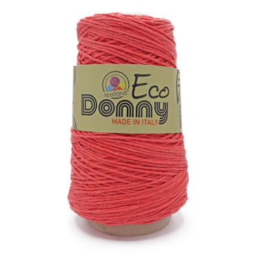 EcoDonny pure eco recycled cotton cone 200g Coral fresh