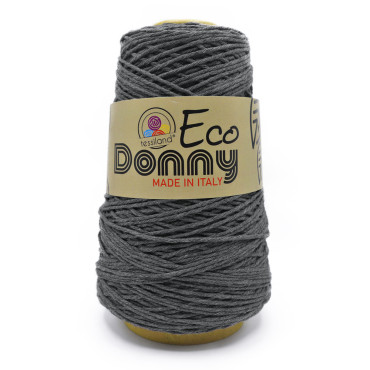 EcoDonny puro cotone ecologico riciclato rocca 200g Grigio