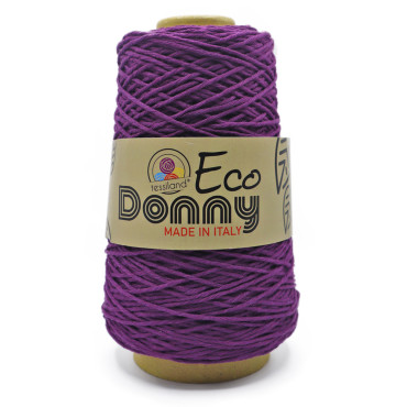EcoDonny pur coton écologique recyclé cône 200g Viola