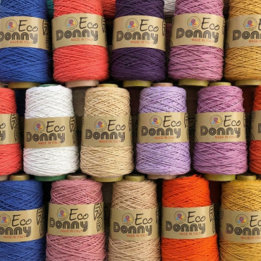 EcoDonny puro cotone ecologico riciclato rocca 200g