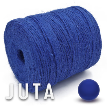 Juta naturale per borse e accessori handmade in bobina 180g Bluette