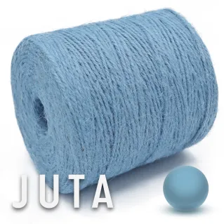 Natural Jute for Handmade Bags & Accessories on Cone 180g Celeste