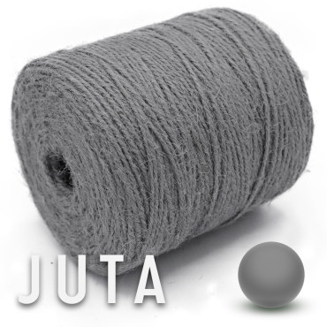 Juta naturale per borse e accessori handmade in bobina 180g Grigio