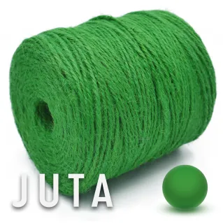 Natural Jute for Handmade Bags & Accessories on Cone 180g Salvia