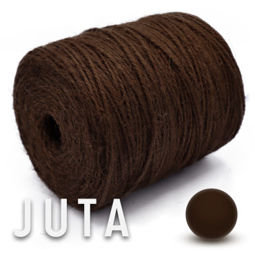 Juta naturale per borse e accessori handmade in bobina 180g Testa di moro