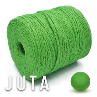 Natural Jute for Handmade Bags & Accessories on Cone 180g Verde
