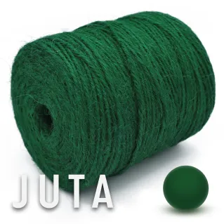 Natural Jute for Handmade Bags & Accessories on Cone 180g Verdone