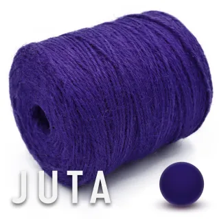 Natural Jute for Handmade Bags & Accessories on Cone 180g Viola
