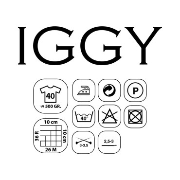 Iggy puro cotone mercerizzato n.3 gomitolo 50g