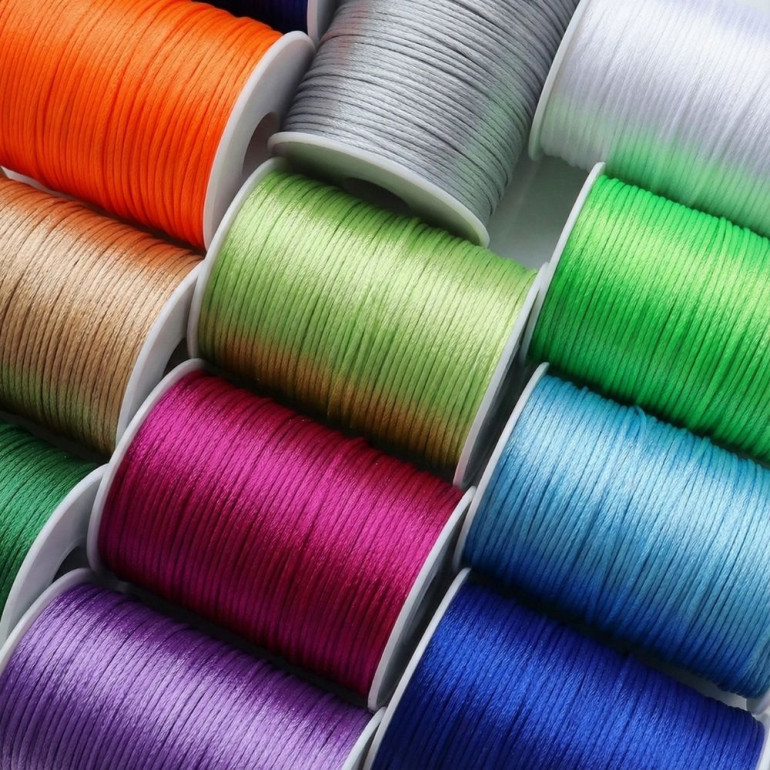 Coda di topo lucida in bobina per lavori handmade  100mt