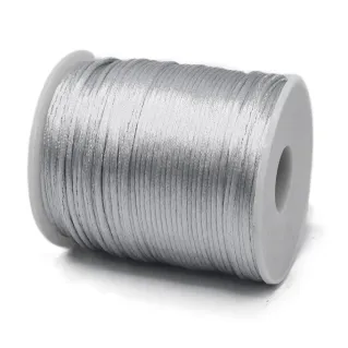Cola de ratón brillante en bobina para labores handmade 100mt Alluminio