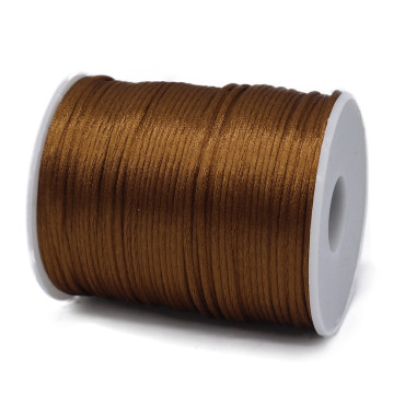 Coda di topo lucida in bobina per lavori handmade  100mt Bronzo