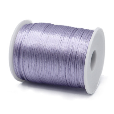 Coda di topo lucida in bobina per lavori handmade  100mt Glicine