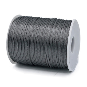 Coda di topo lucida in bobina per lavori handmade  100mt Grigio