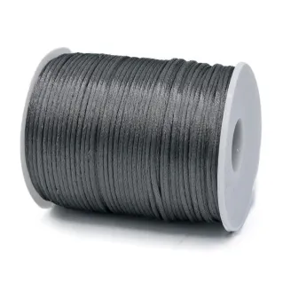 Queue de rat brillante en bobine pour travaux handmade 100mt Gris