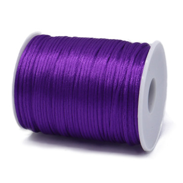 Coda di topo lucida in bobina per lavori handmade  100mt Iris