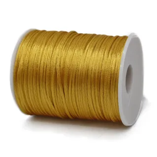 Queue de rat brillante en bobine pour travaux handmade 100mt Oro