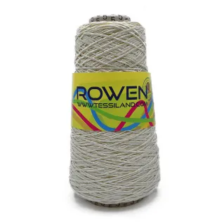 Rowen shiny cord for bags and jewelry on cone 200g Bianco