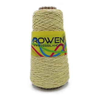 Rowen cordón brillante para bolsos y joyas en cono 200g Crema