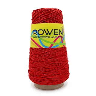Rowen cordon brillant pour sacs et bijoux en bobine 200g Rosso