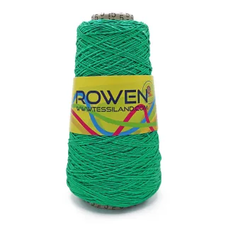 Rowen cordon brillant pour sacs et bijoux en bobine 200g Smeraldo