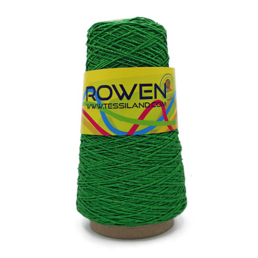 Rowen cordino lucido per borse e gioielli in rocca 200g Verde
