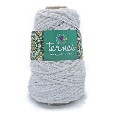 Ternes cordino opaco in misto cotone 200g Bianco