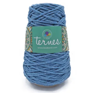 Ternes cordón opaco en mezcla de algodón 200g Jeans