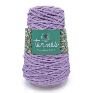 Ternes cordón opaco en mezcla de algodón 200g Lilla