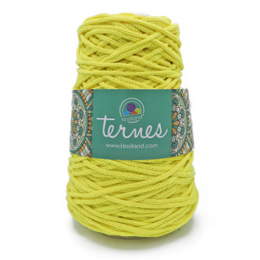Ternes cordino opaco in misto cotone 200g Limone