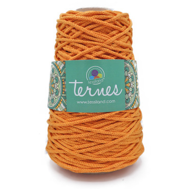 Ternes cordino opaco in misto cotone 200g Mandarino