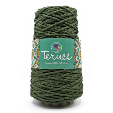 Ternes cordino opaco in misto cotone 200g Militare
