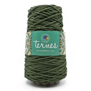 Ternes matte cotton blend cord 200g Military