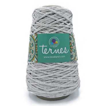 Ternes cordino opaco in misto cotone 200g Perla