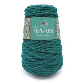 Ternes matte cotton blend cord 200g Petrolio