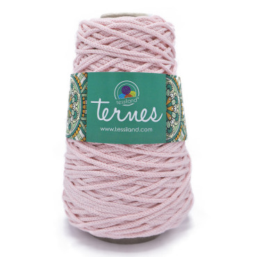 Ternes cordino opaco in misto cotone 200g Rosa baby