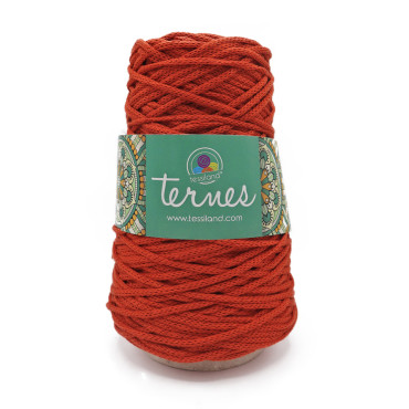 Ternes cordino opaco in misto cotone 200g Ruggine