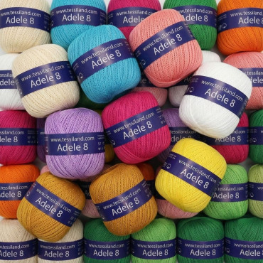 Adele filo di scozia n.8 gomitolo 100g